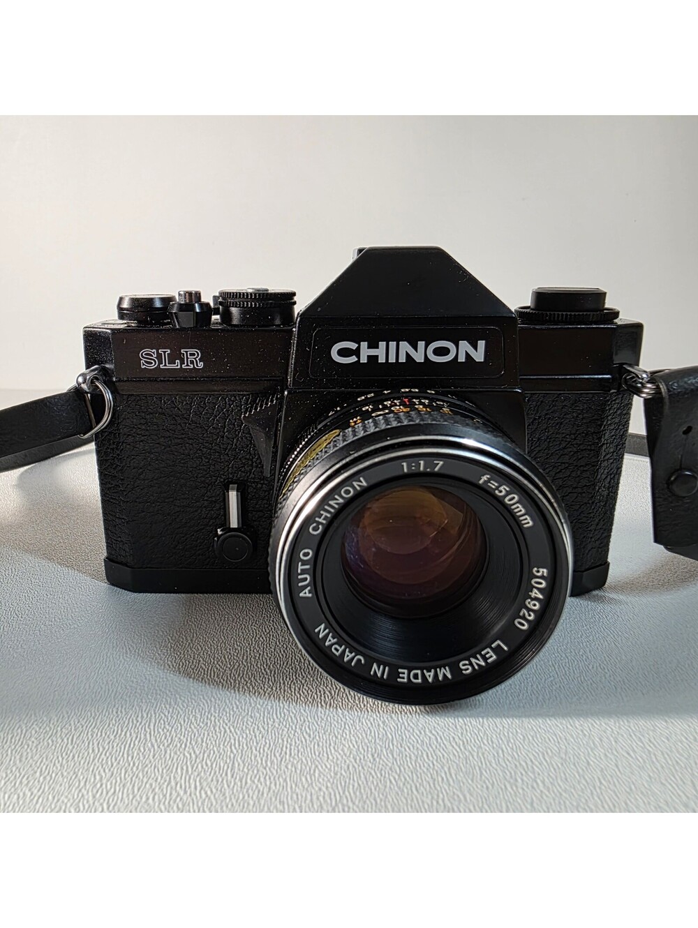 VTG Nice Metal Body Chinon SLR Metal Body Camera 50MM Lens Tested Clean